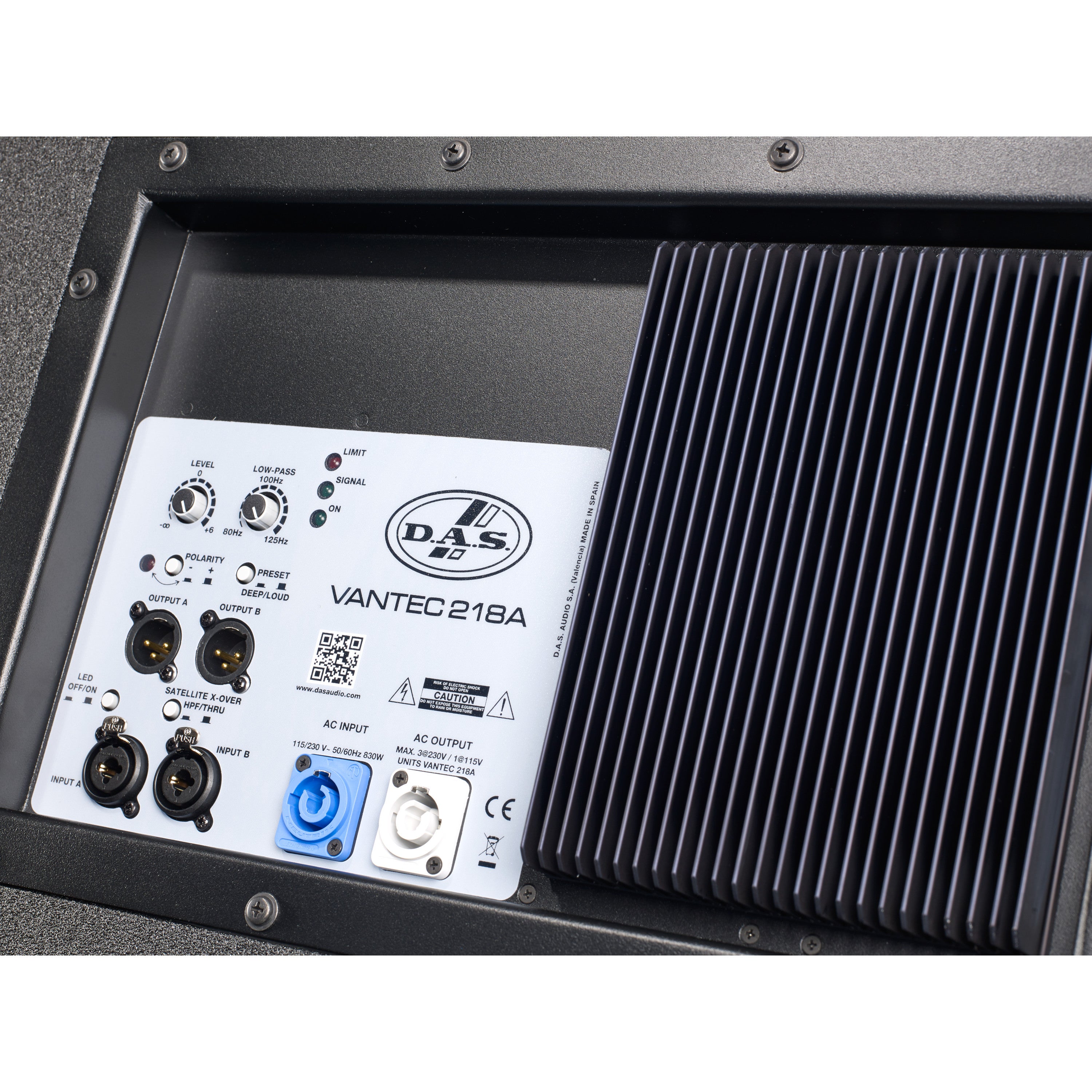 DAS Audio Vantec-218A actieve 2x 18 inch subwoofer 2000W