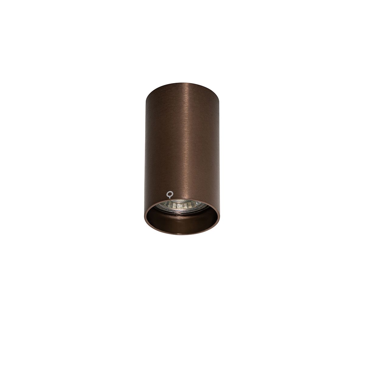 Smart opbouwspot donkerbrons incl. Wifi GU10 50 mm - Tuba