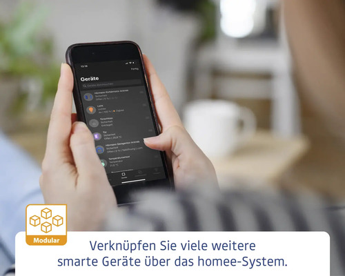 EcoStar homee Brain smart home hub voor garagedeuren en poortaandrijvingen LIFTRONIC 700 II en LIFTRONIC 800 II