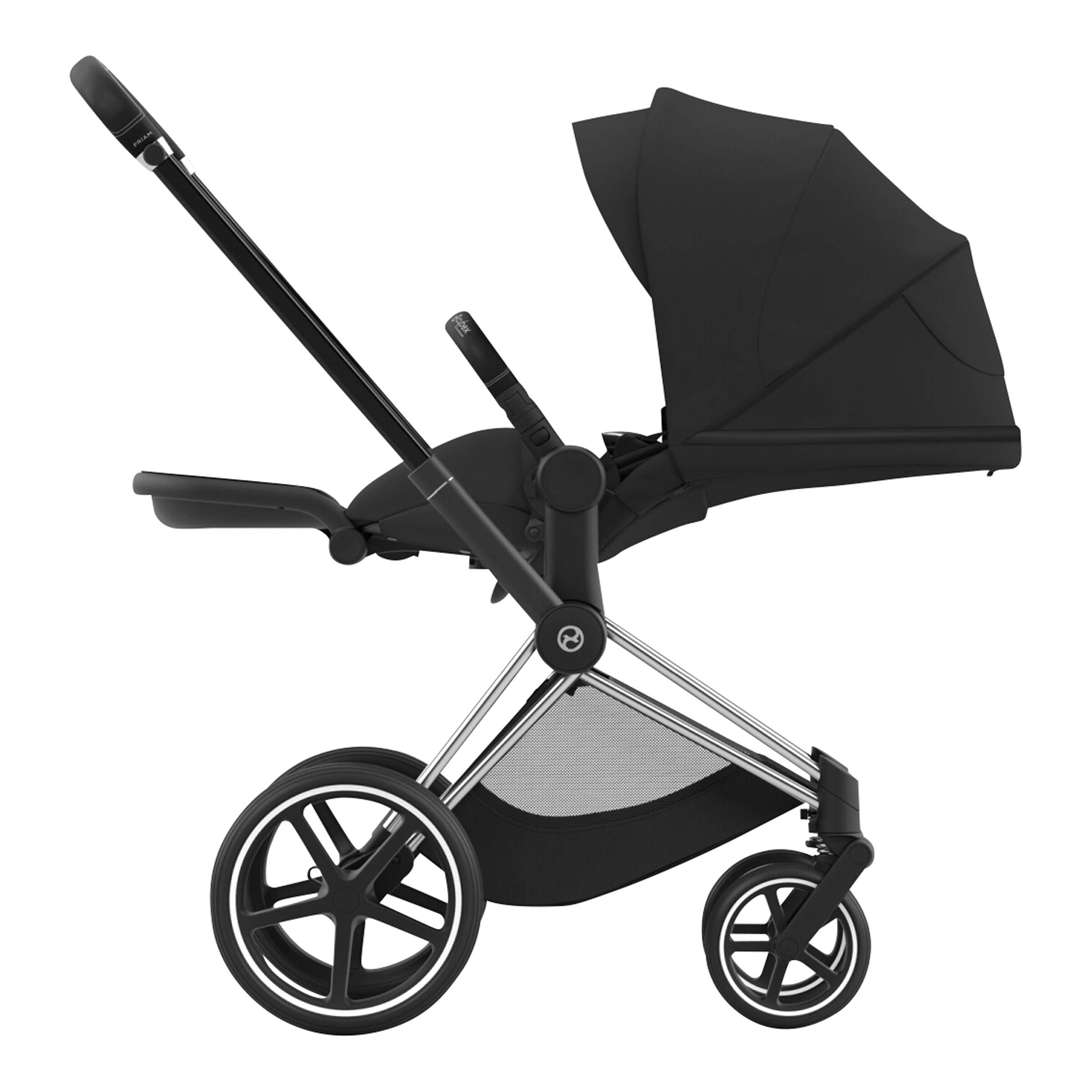 Cybex - PLATINUM Kombikinderwagen PRIAM Comfort Bundle chrome black / sepia black