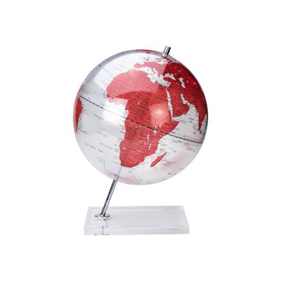 Sign Deco - Globe non lumineux 30 cm - rouge