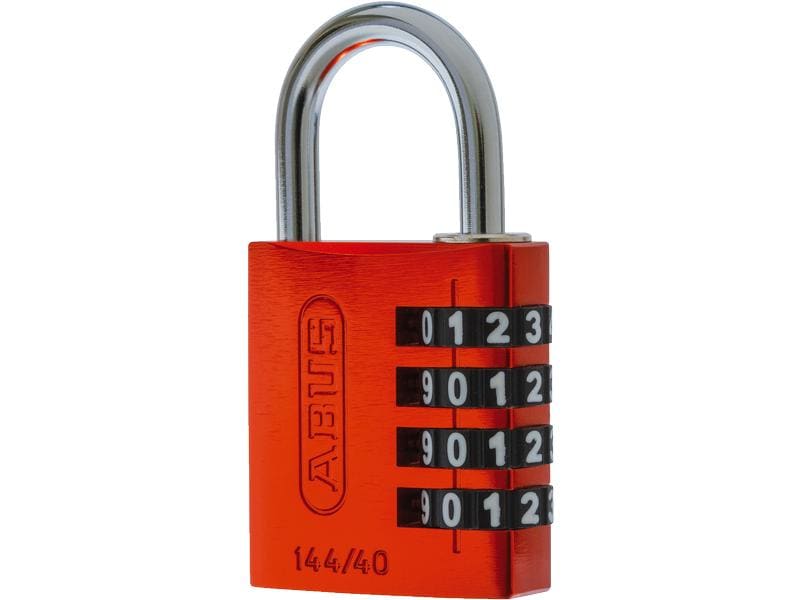 Abus Zahlenschloss 144/40 Orange Vorhängeschloss