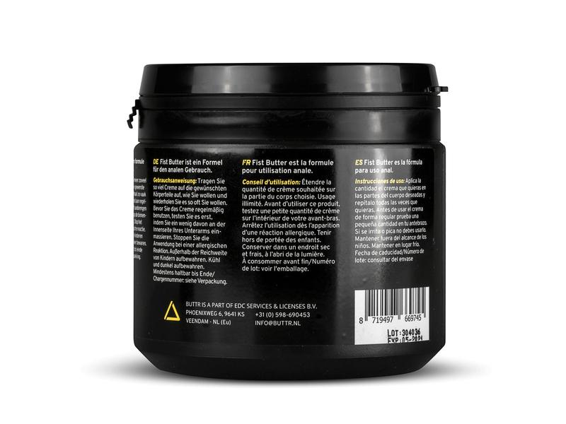 BUTTR Fisting Butter 500 ml Glattes und dickes Analgleitmittel