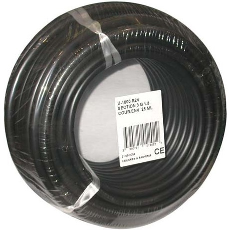 Câble d’installation rigide U-1000 R2V 3G Electraline