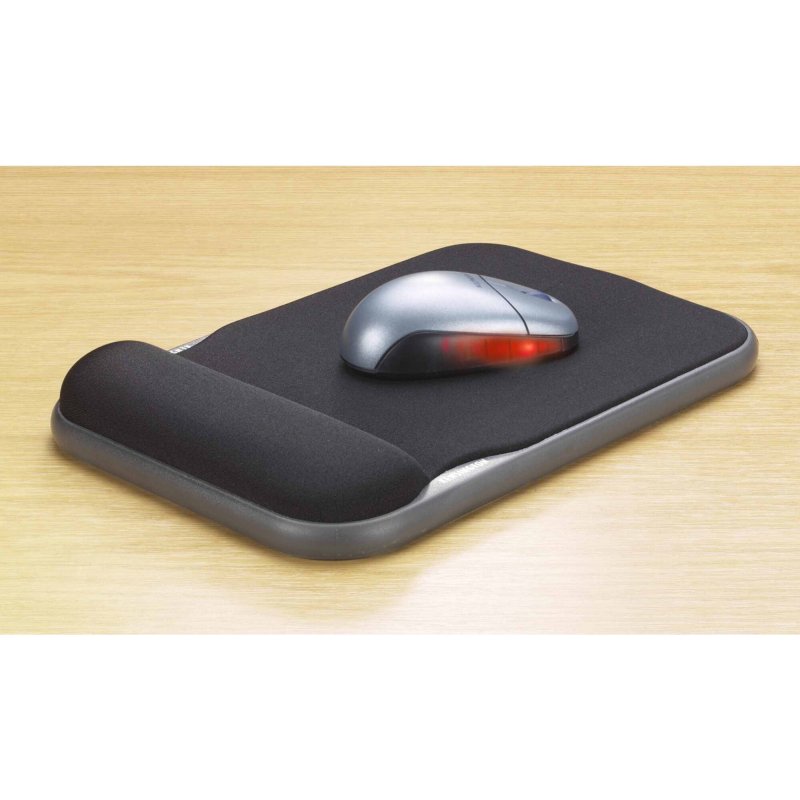 Kensington Tapis de souris en gel réglable en hauteur coloris noir