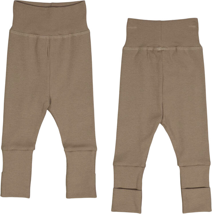Müsli by Green Cotton Rib pants Walnut