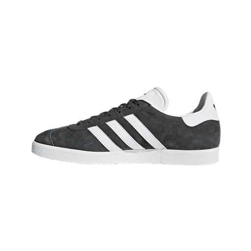 Adidas Gazelle Sneakers, Dark Grey Heather/White/Gold Metallic, 39 1/3