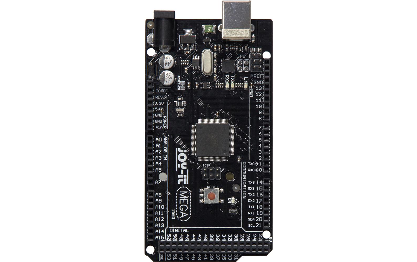 Entwicklerboard Mega2560 R3 Arduino kompatibelATmega2560 basiertes Mikrocontroller-Board