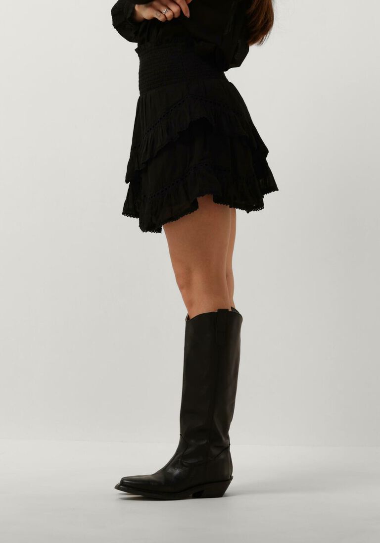 NEO NOIR zwarte neo noir minirok ricki s voile skirt