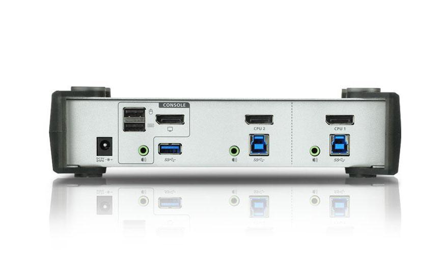 KVM Switch CS1912-AT-G<br>2-Port USB 3.0 DisplayPort KVMP Switch