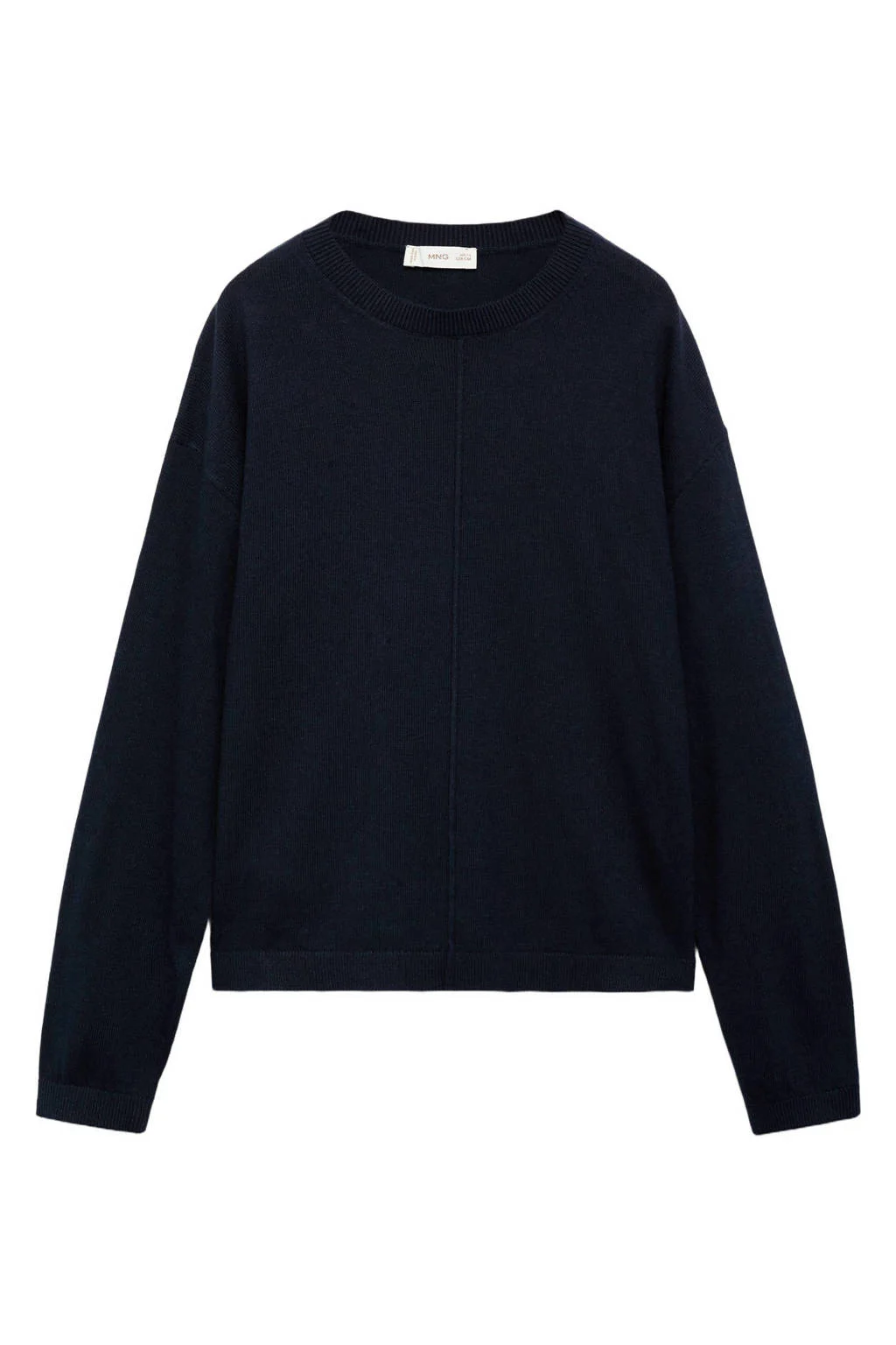 Mango Kids trui marine fijn gebreid