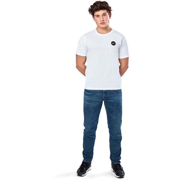 Alpinestars - T-shirt Dot Carbon SS CSF Blanc
