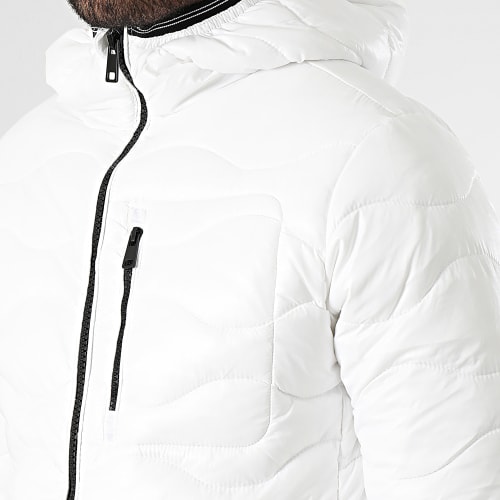 Doudoune Capuche Blanc