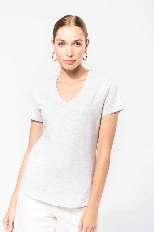 Kariban K381 - T-SHIRT COL V MANCHES COURTES FEMME