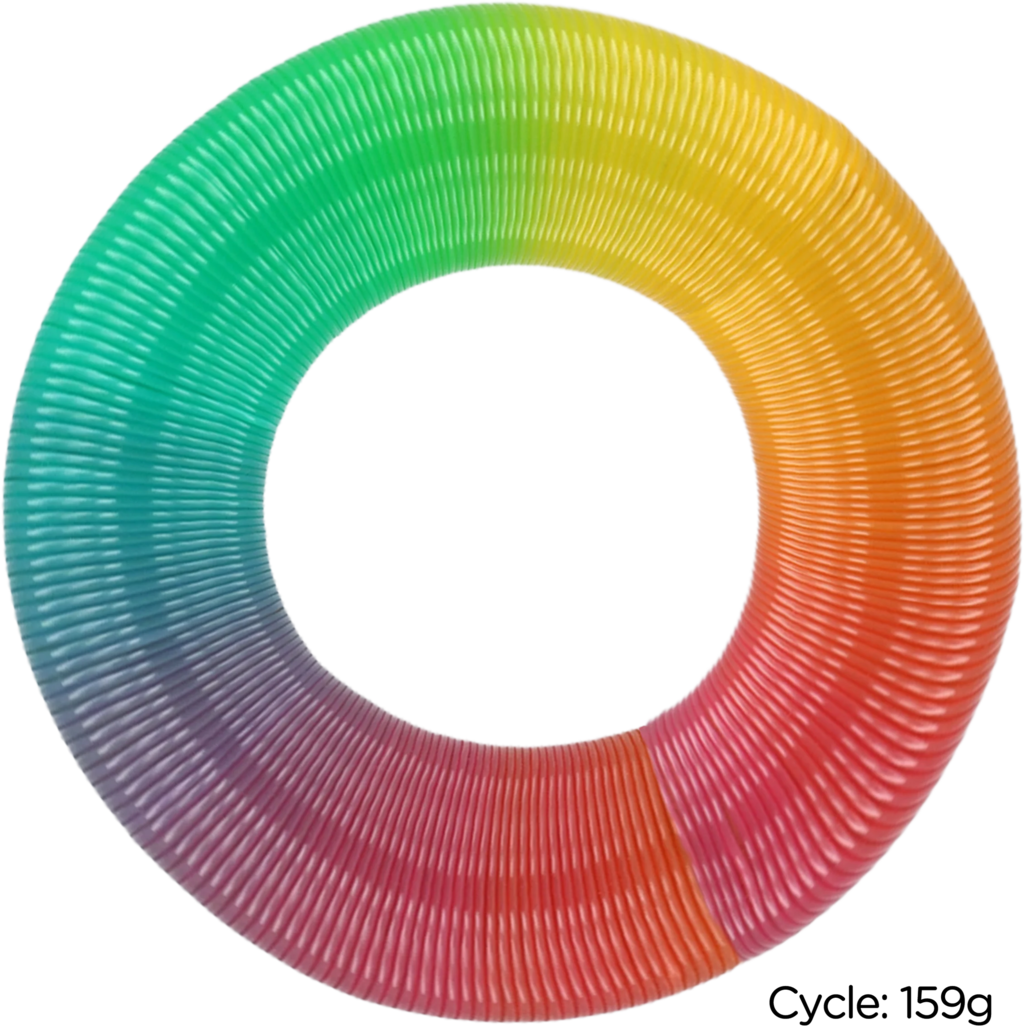 Polymaker  Panchroma™ PLA Gradient Translucent Rainbow, 1,75 mm / 1000 g    Farbwechseleffekt in Translucent Rainbow