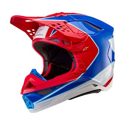 Casque cross Alpinestars SUPERTECH S-M10 - AEON 2023 - Rouge / Bleu