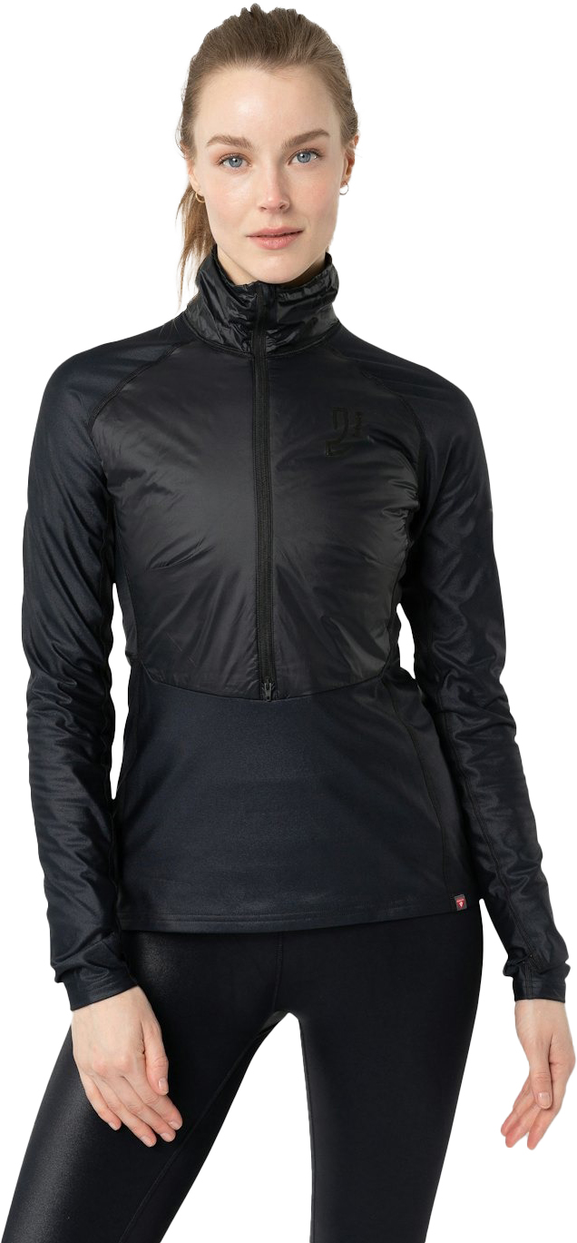 Gleam Primaloft Half Zip Dame Black