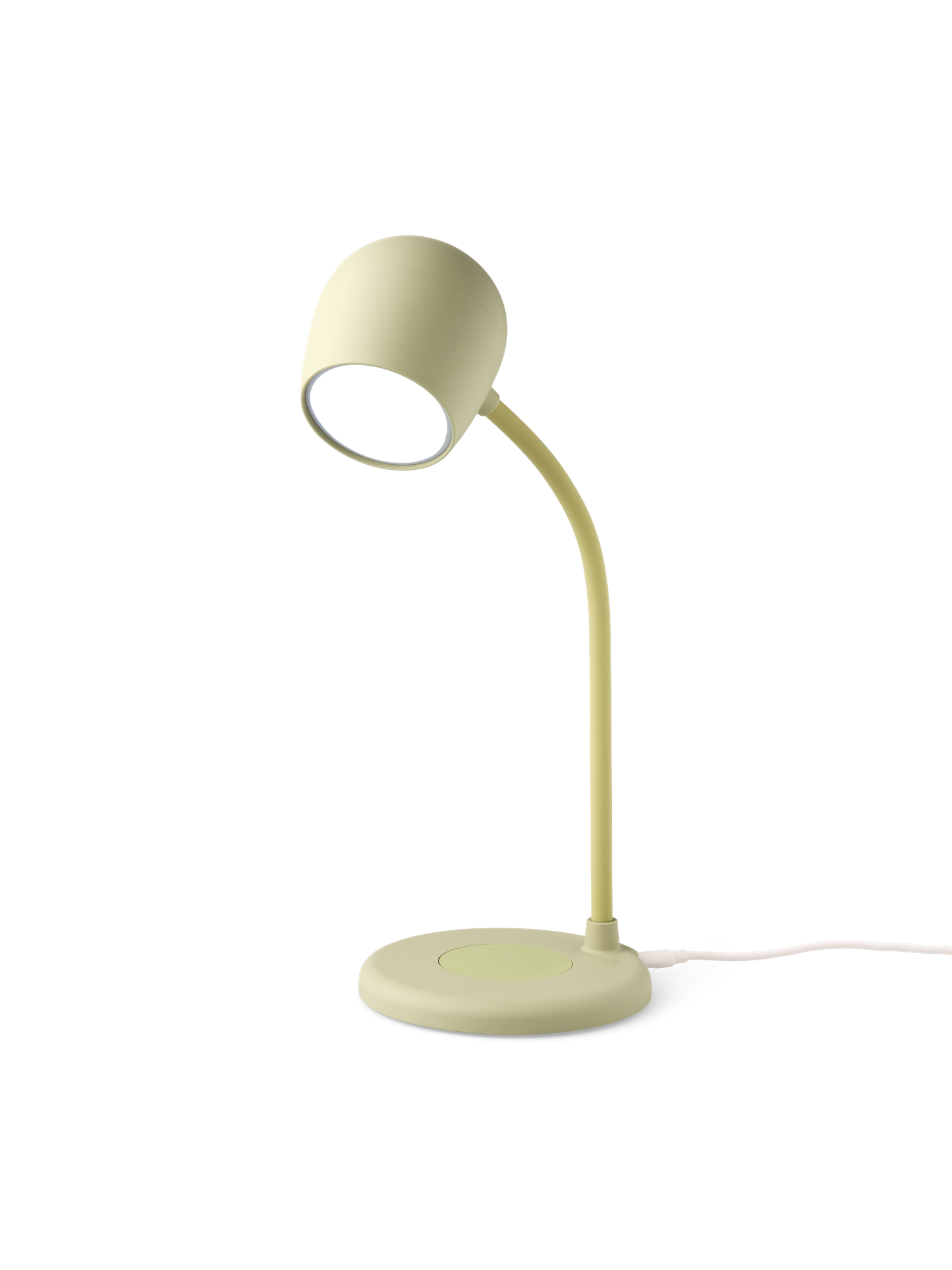 Bordlampe med højttaler | ABS/metal/silikone. 12 x 12 x 32 cm. | Milky Green | Kreafunk