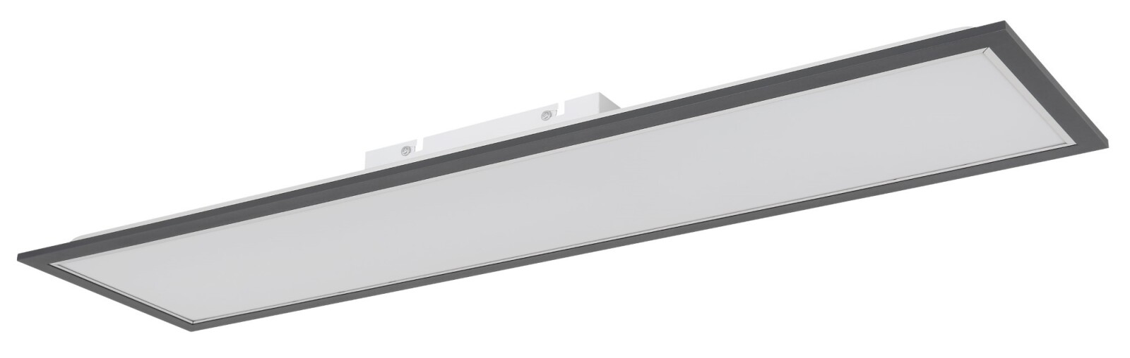 LED-Deckenleuchte - anthrazit-weiß-opal - 100 cm