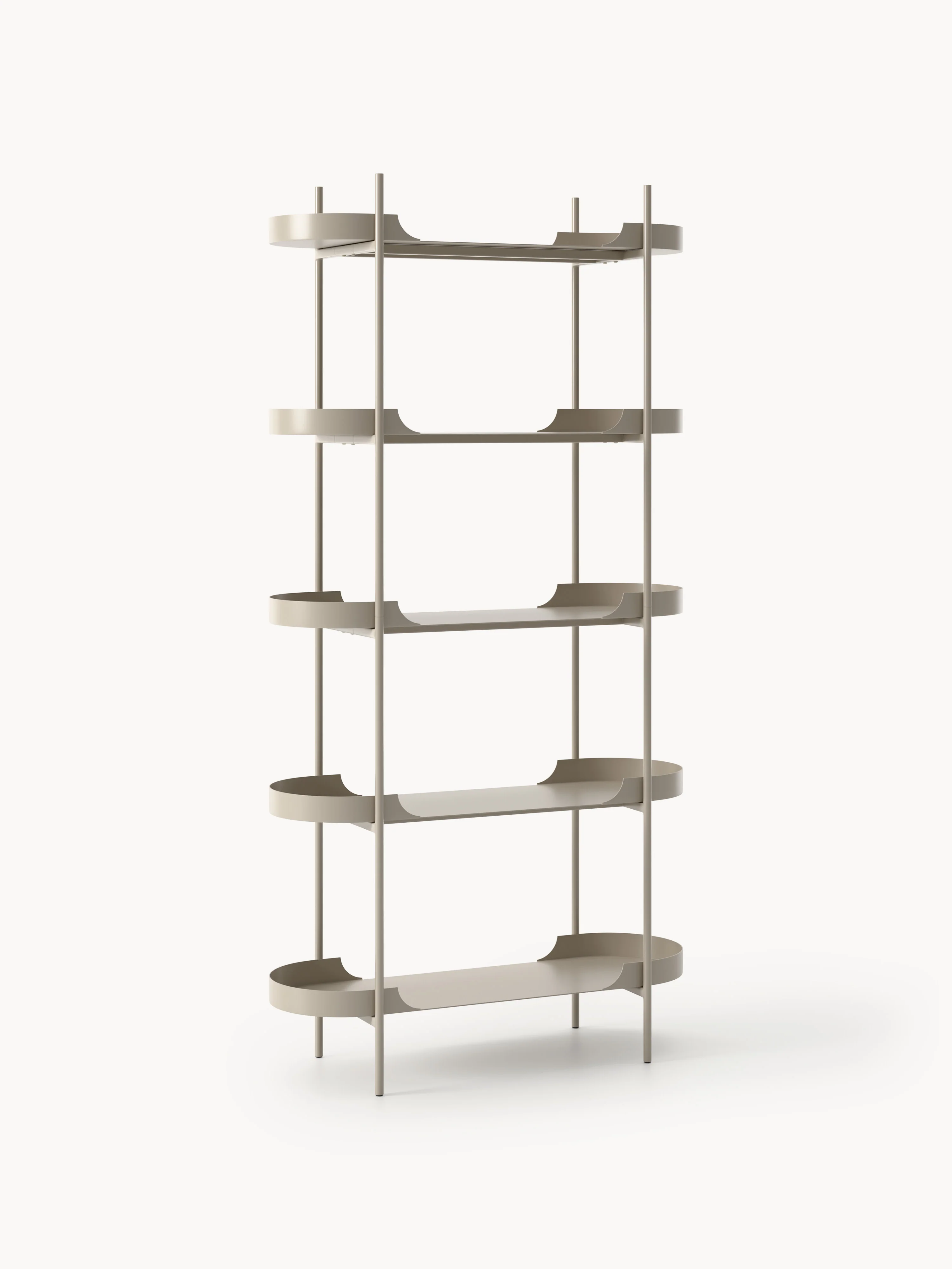 Hoog metalen wandrek Taru
