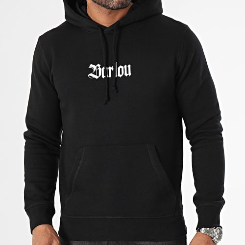 Sweat Capuche Barlou Skull Edition Noir Rouge
