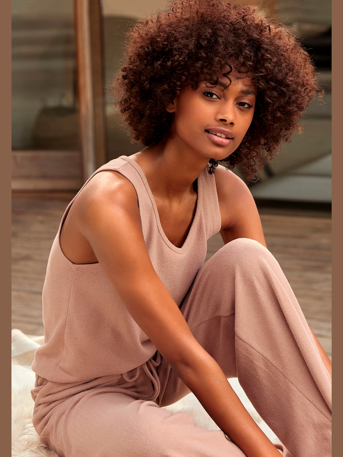 Débardeur en tricot débardeur uni avec larges bretelles