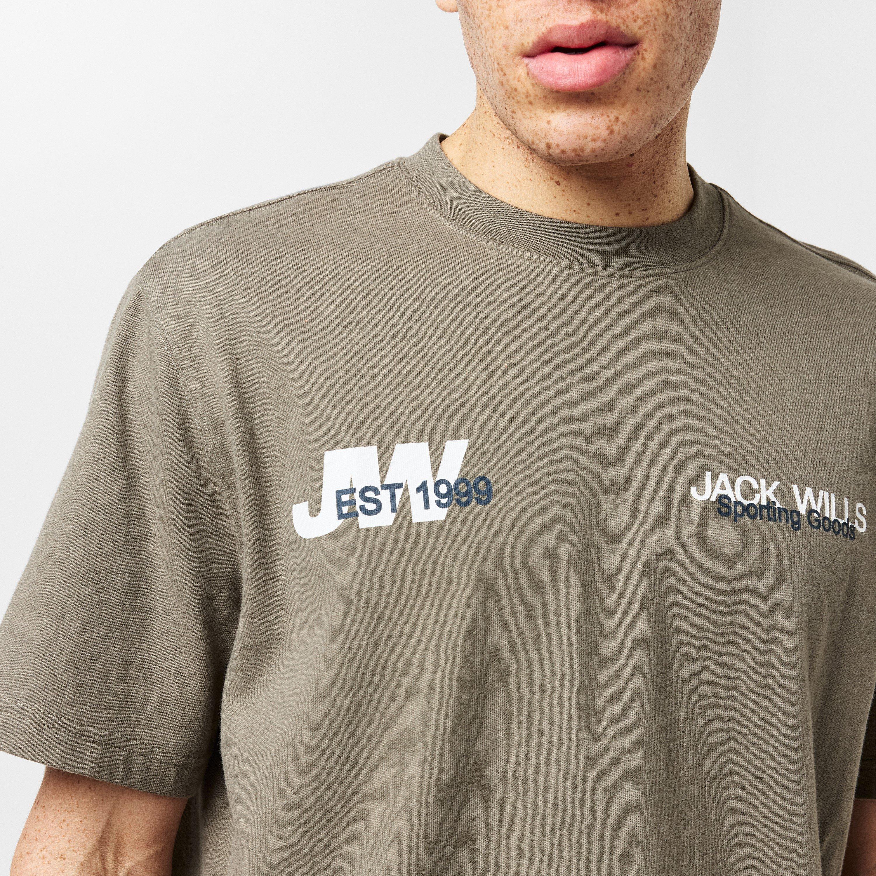 Jack Wills JW Overlap Text T Shirt