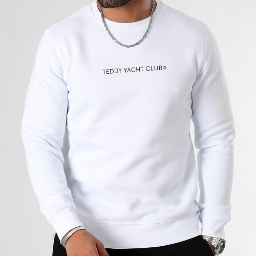 Sweat Crewneck Street Couture Gradient Blanc