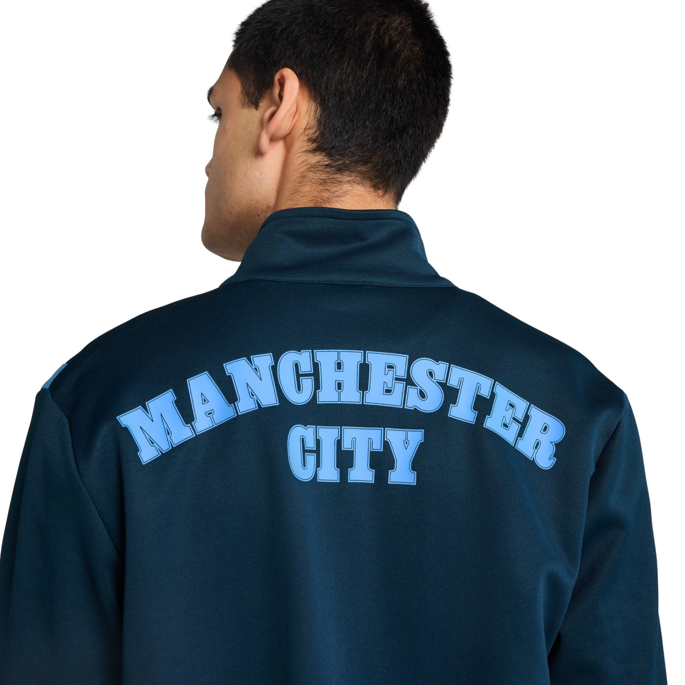 PUMA Manchester City ftblNRGY+ Joggingpak Full-Zip 2024-2025 Donkerblauw Lichtblauw