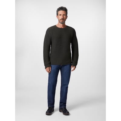 Seldom Herren-Pullover Raglanärmel, Grün