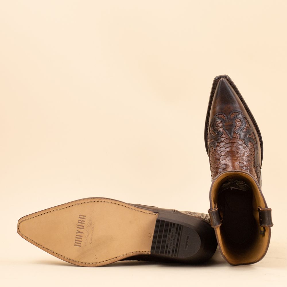 Mayura Boots cowboylaarzen 1935-C Brown Python