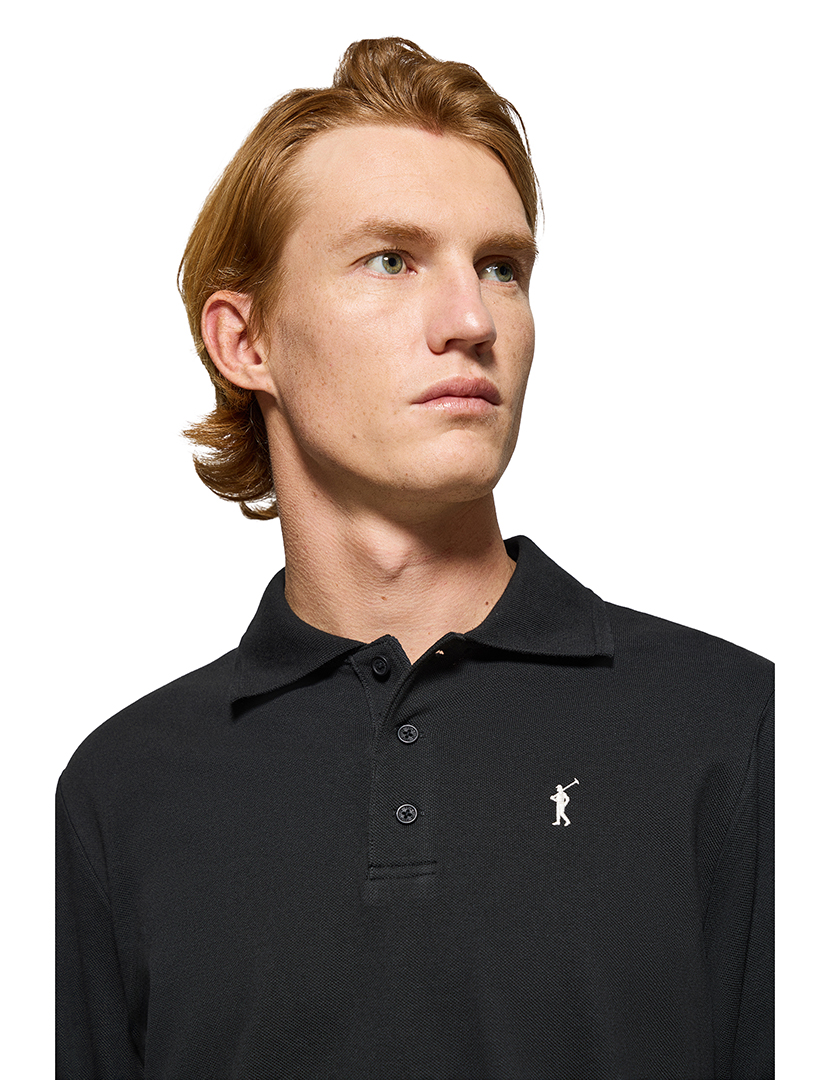 Rigby Go Ml Ss Polo Black