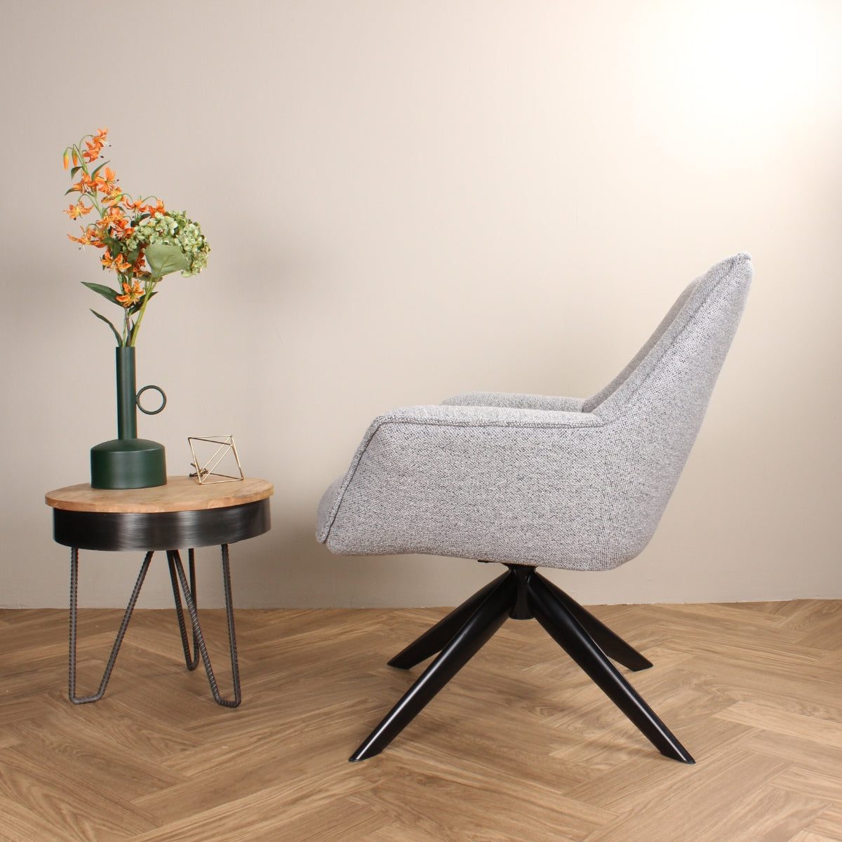 DS4U - Miron draaifauteuil - grijs