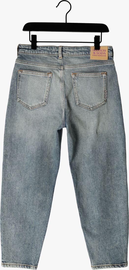 SCOTCH & SODA blauwe scotch & soda mom jeans the tide balloon fit jeans