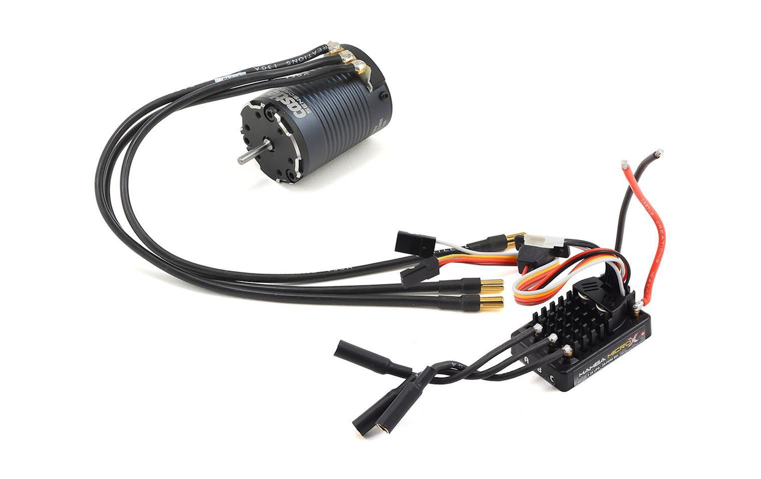 Brushless-Antriebsset Mamba Micro X 1406-2850kV 1:10 Crawler<br>Motor und Regler für 1:10 Modelle