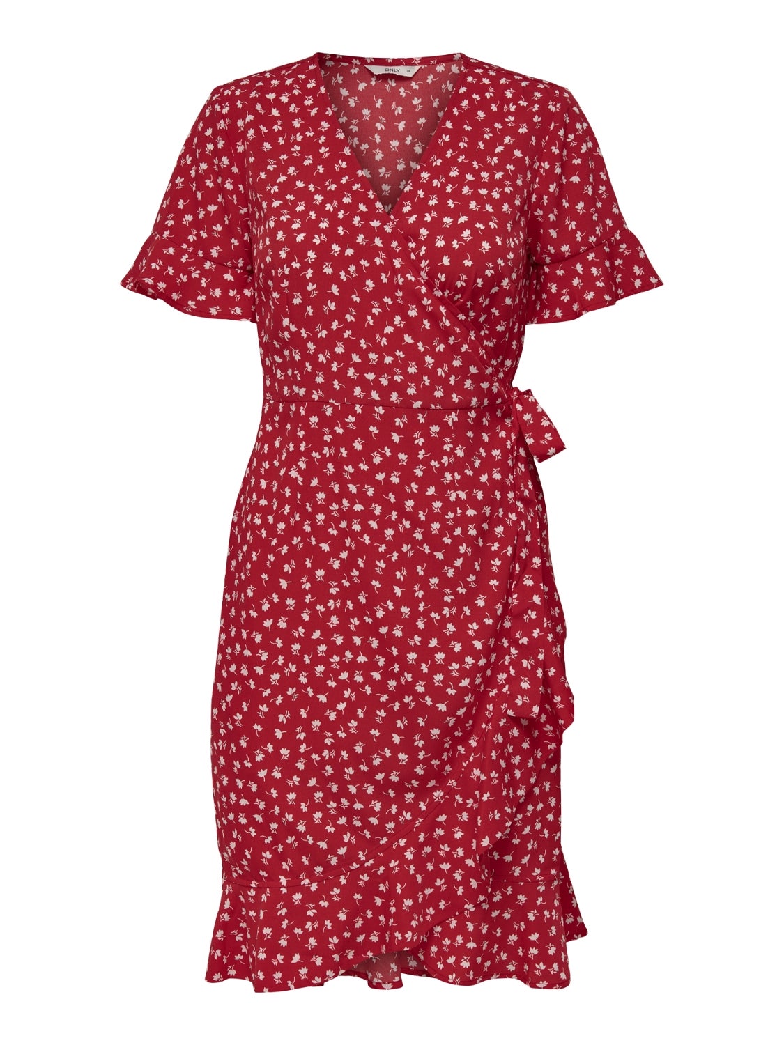 ONLOLIVIA Kurzes Kleid Mars Red