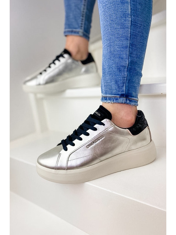 Sneakers Low Top Level Up Platinium - Crime London