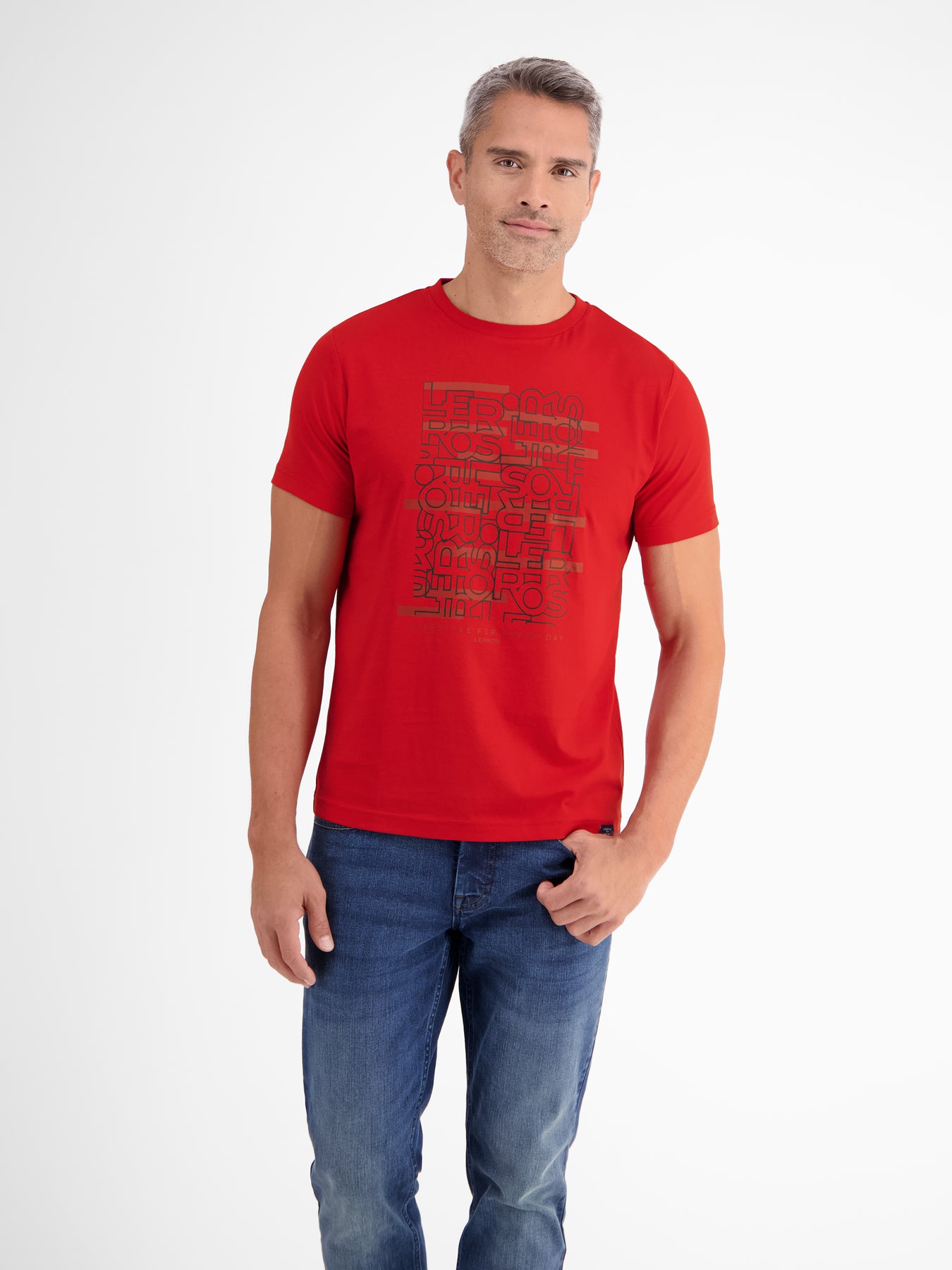T-Shirt mit Logoprint und Rundhalsausschnitt