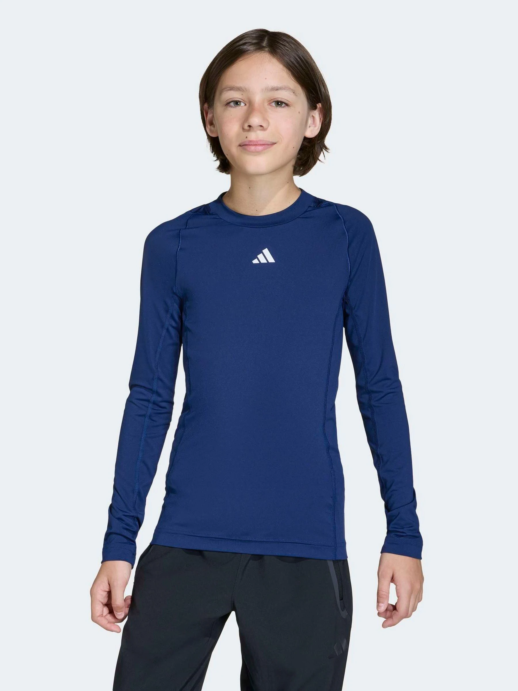 Blauw - Adidas Techfit Aeroready top met lange mouwen