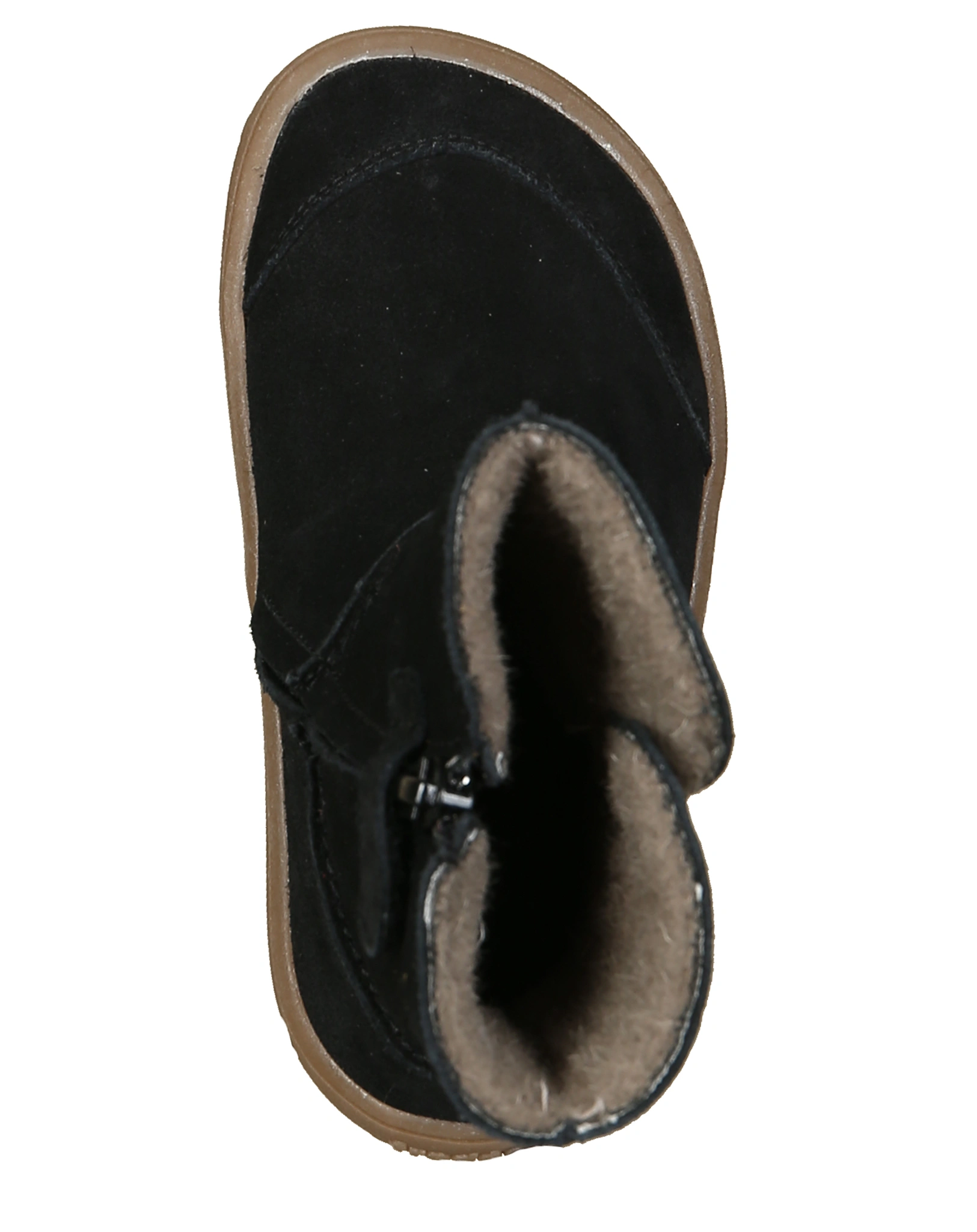 Winterstiefel BAREFOOT TEX SUEDE in black