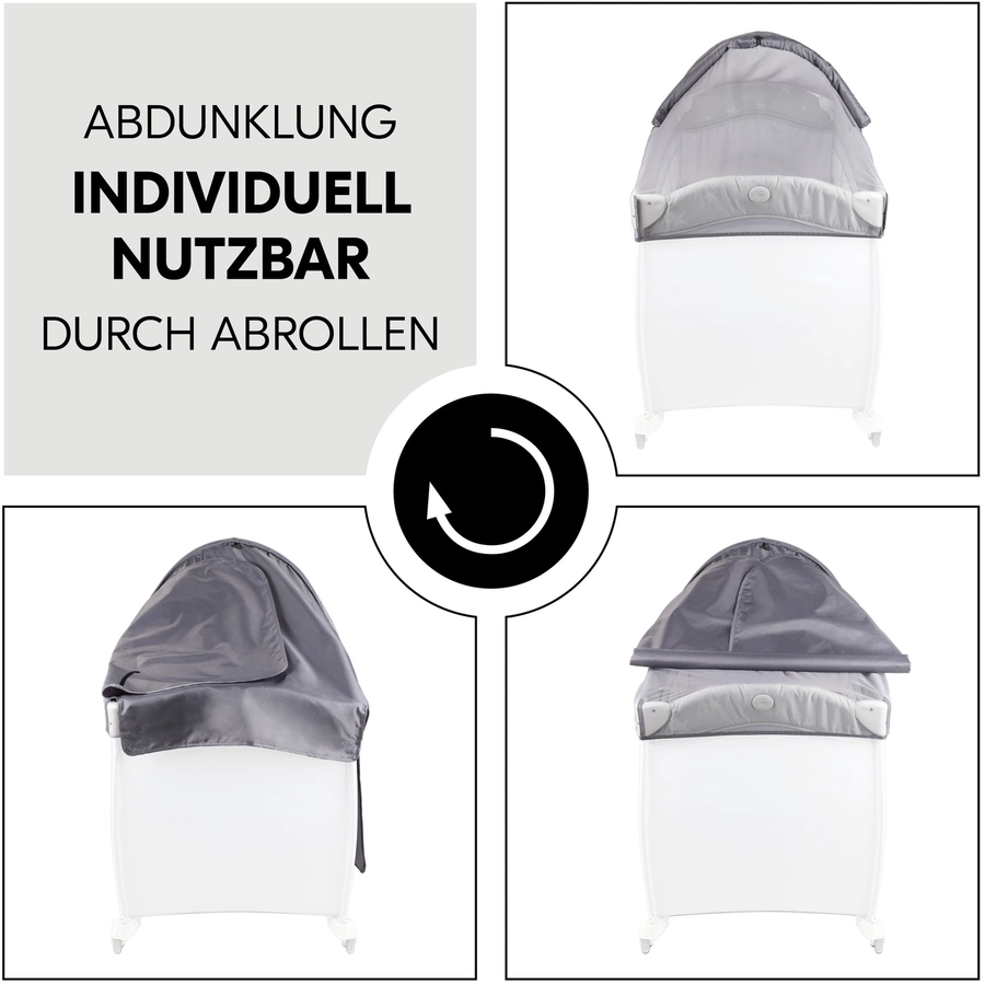 hauck Moskitonetz Travel Bed Canopy Grey