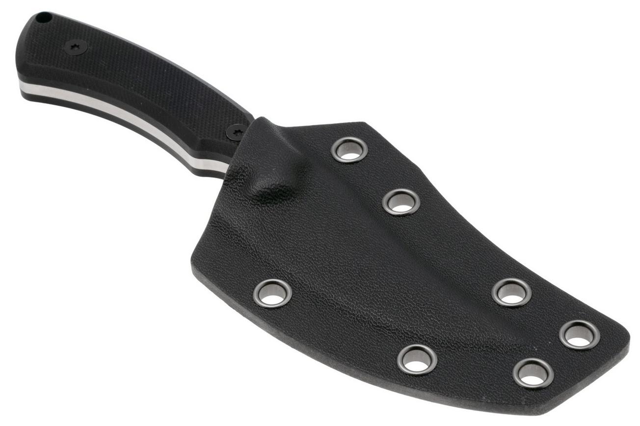 Böker Plus Tavros 02BP0007 Satin D2, Black G10, vaststaand mes
