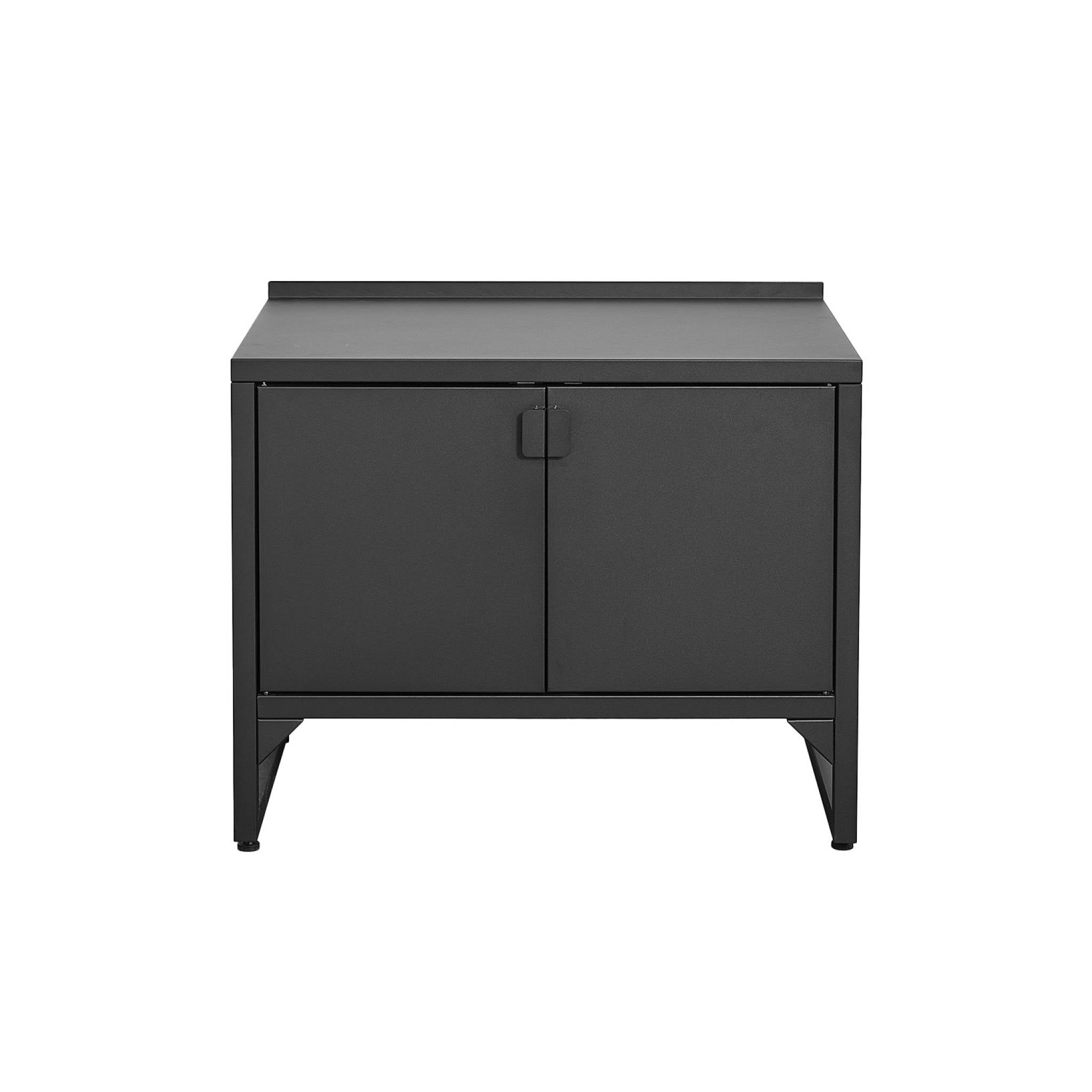 sweeek - Buitenkeukenmodule 2 deuren van staal L80cm
