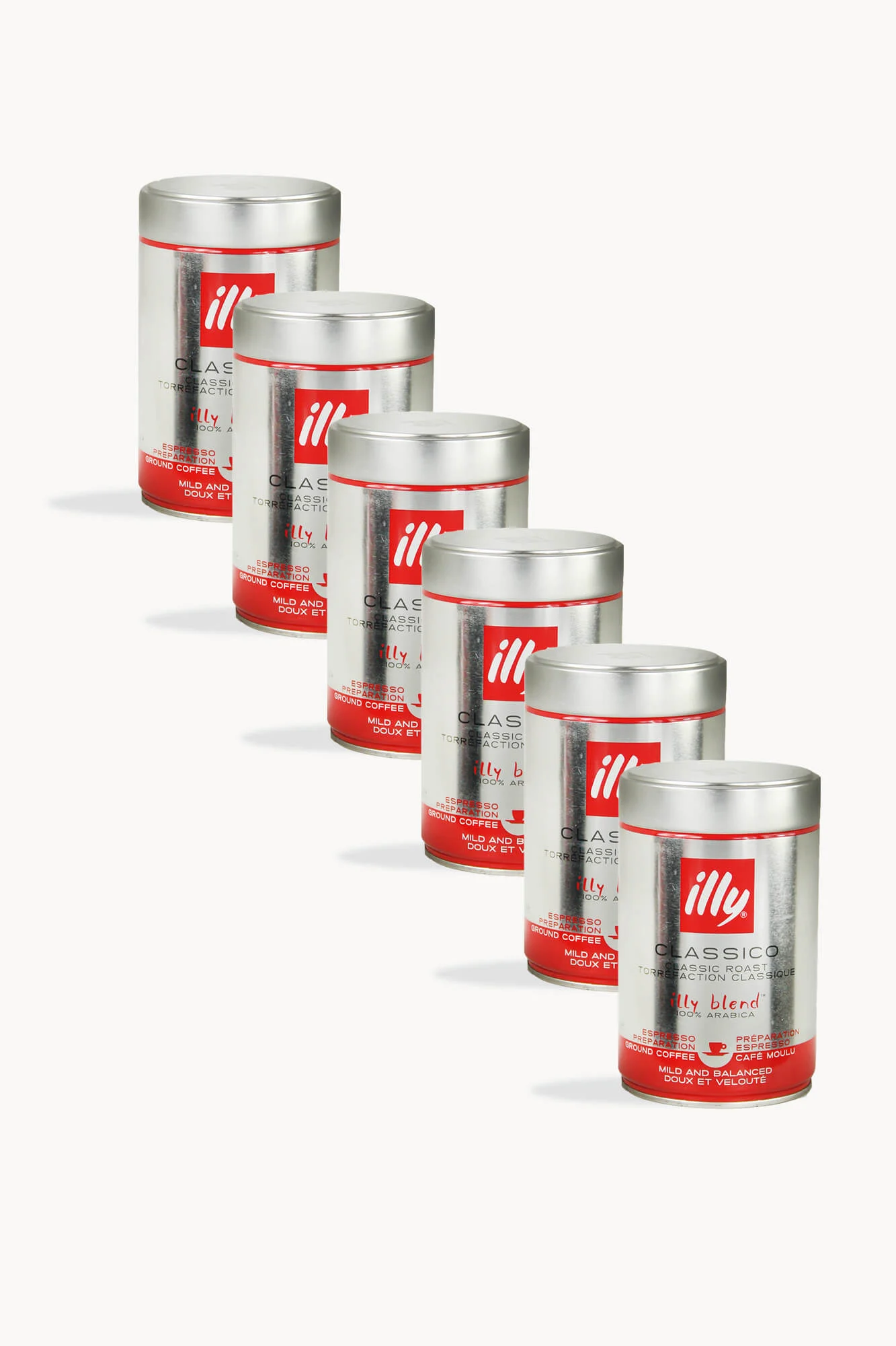 illy Espresso klassische Röstung gemahlen 6x250g