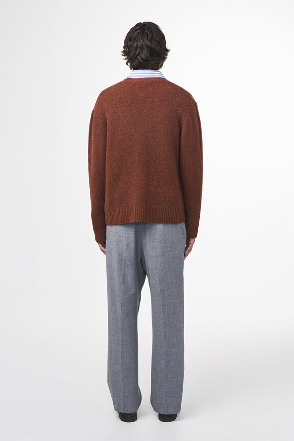 NN07 John cardigan 6683 Red brown