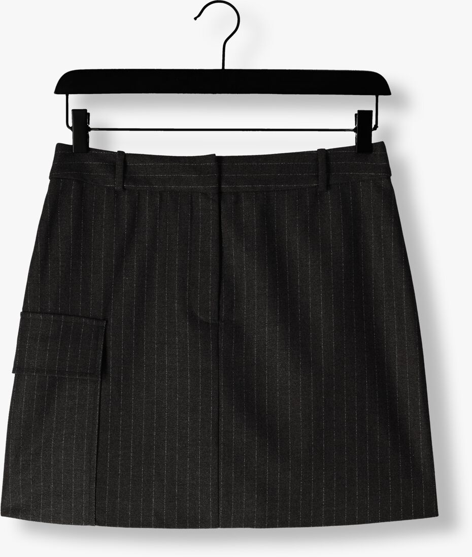 zwarte aaiko minirok pascale pinstripe vis 548