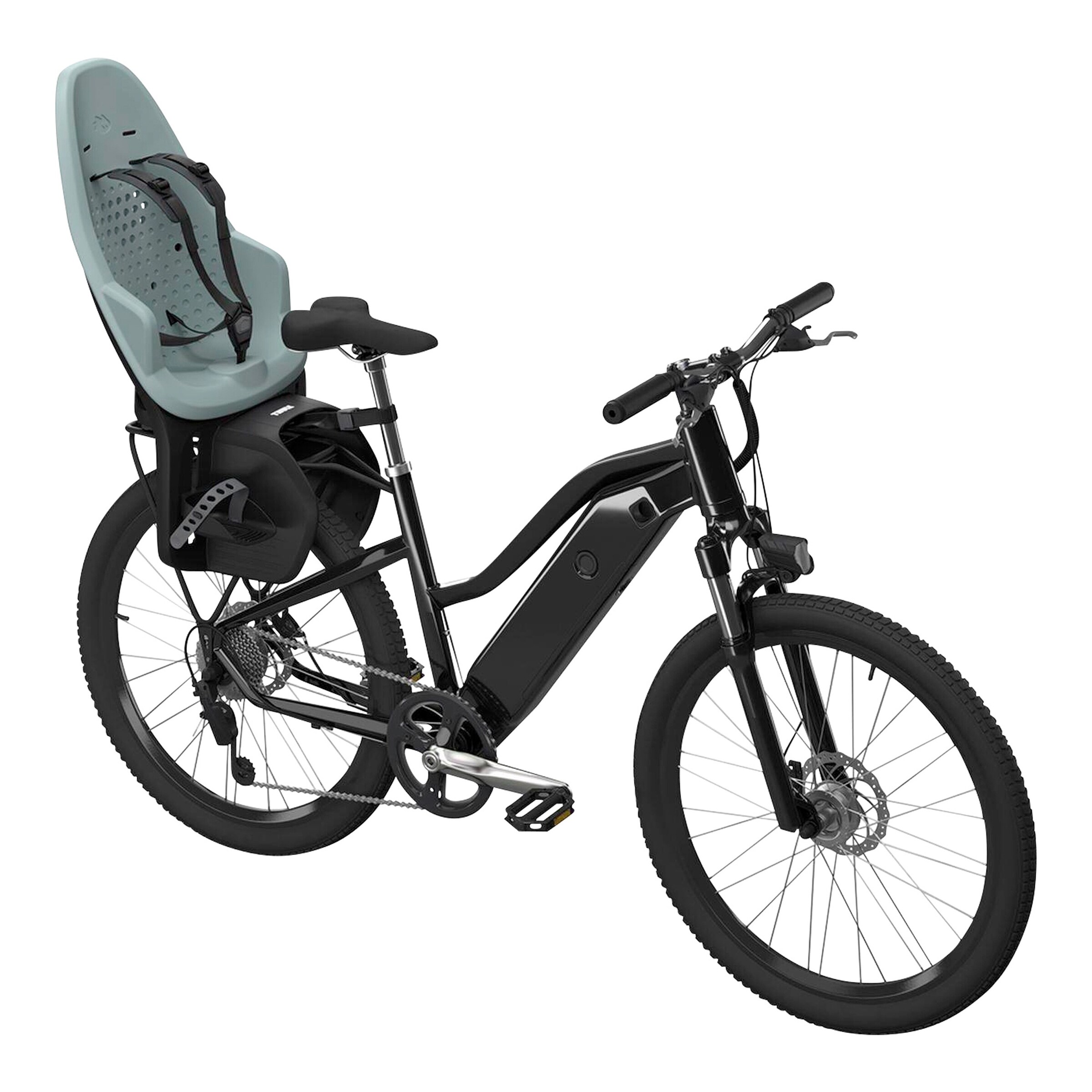 Thule Kinderfahrradsitz Yepp 2 Maxi für MIK HD Gepäckträger alaska