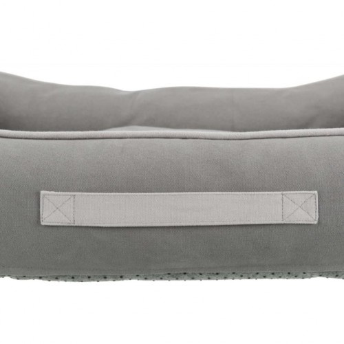 Cama cinza para animais de estimação