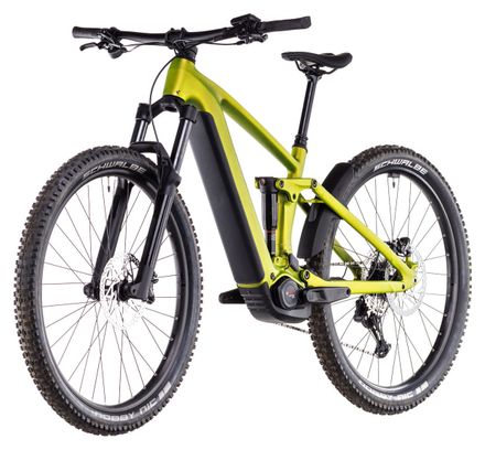 VTT Électrique Tout-Suspendu Cube Stereo Hybrid One44 EX 800 Shimano Deore/Deore XT 12V 800 Wh 27.5'' Vert Lizard 2025