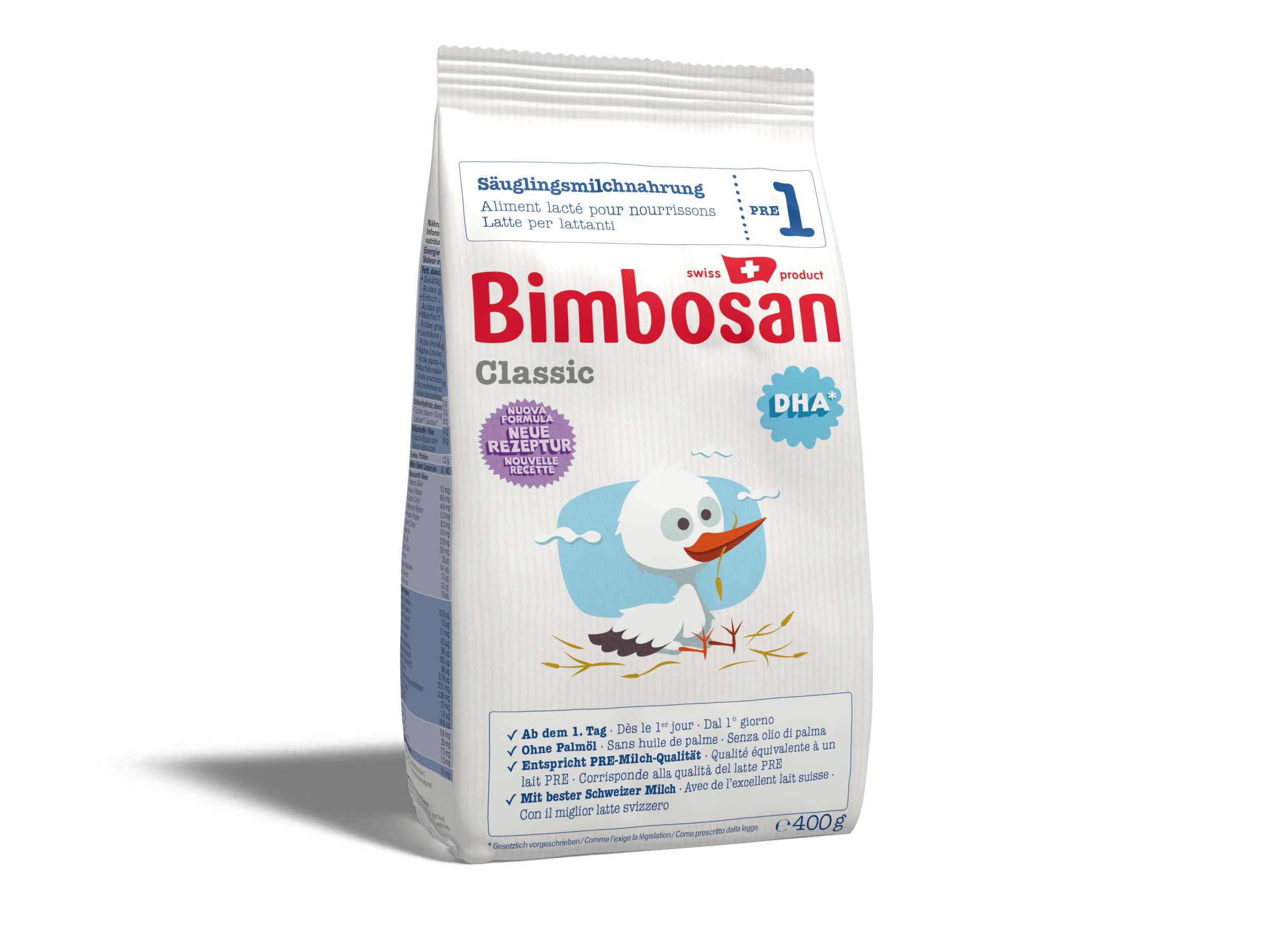 BIMBOSAN Classic 1 Säuglingsmilch Plv refill 400 g
